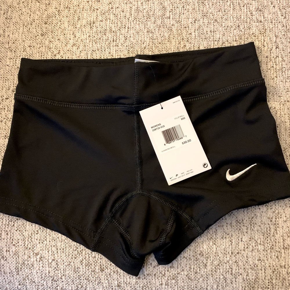Nike Womens XXS volleyball spandex shorts. New with tags.